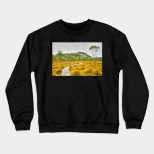 The boardwalk to Snake Hill Crewneck Sweatshirt